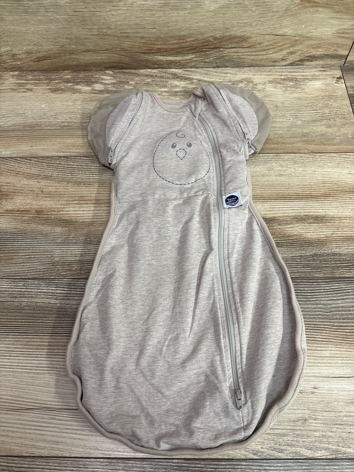 Nested Bean Zen One Classic Convertible Swaddle Beige sz 0-3m