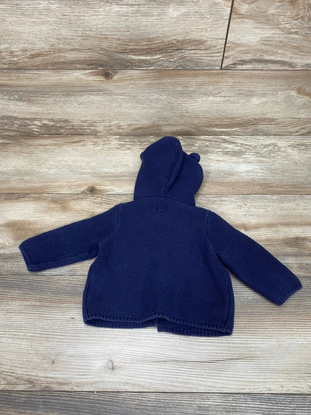 Baby Gap Bear Garter Cardigan Navy sz 3-6m