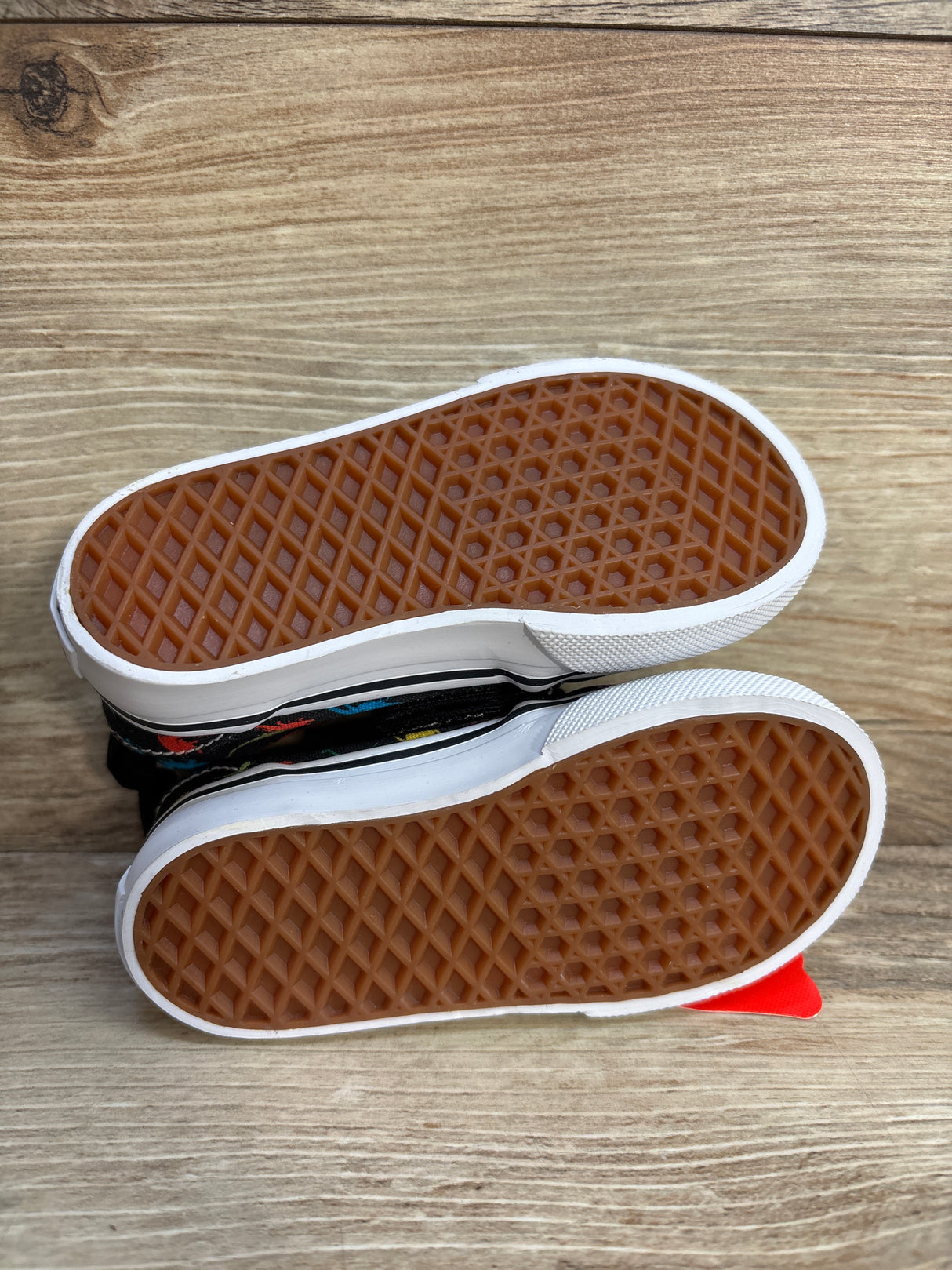NEW Vans Slip-On V Dino Print, Black sz 5c