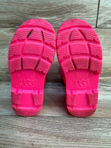 UGG Droplet Mid Boots Neon Pink sz 9c - Me n Mommy To Be