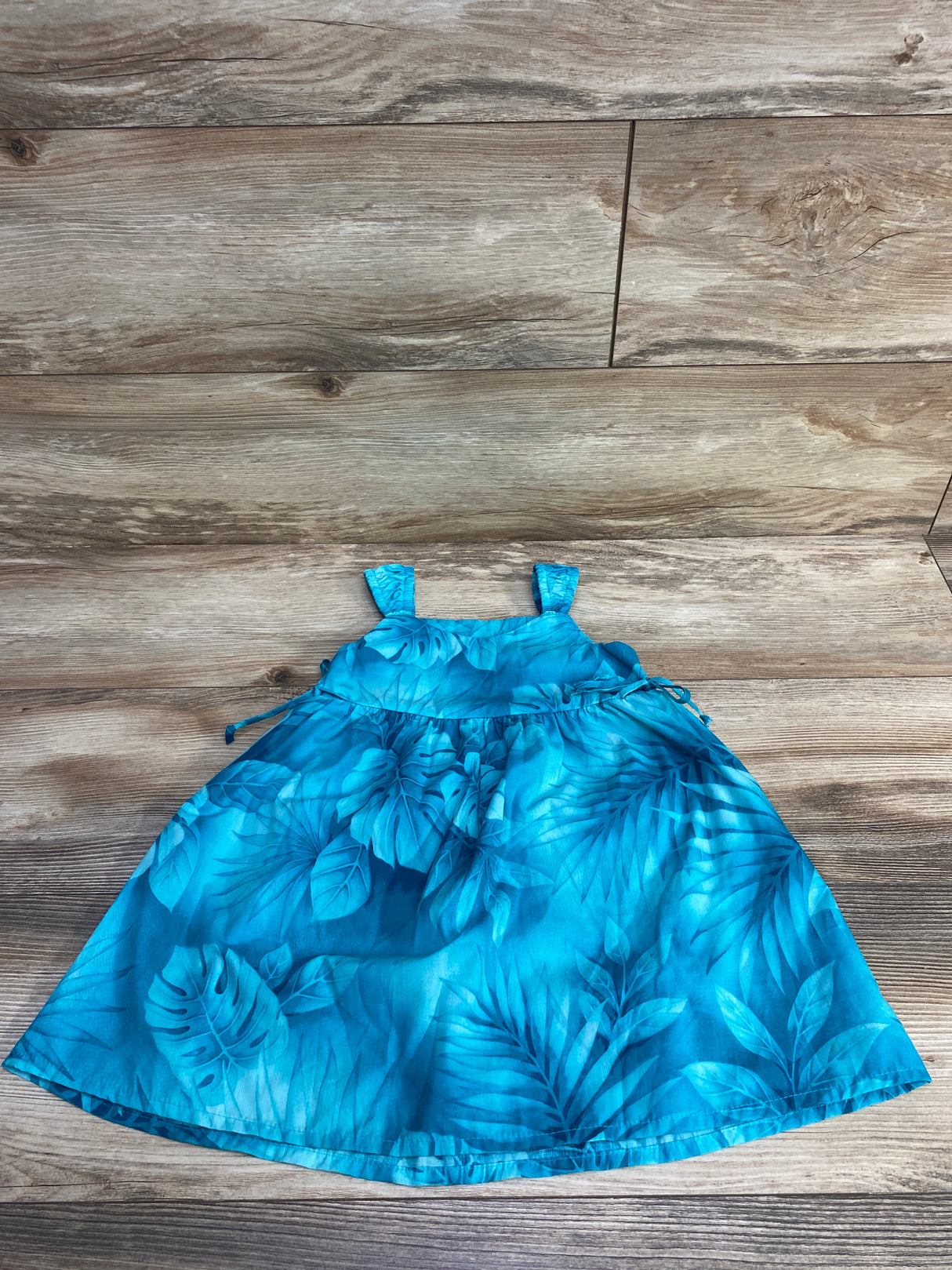 RJC Girls Hawaiian Vacation Turquoise Dress sz 2T