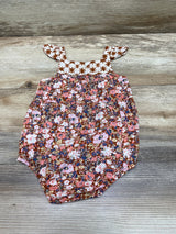 Cat & Jack Floral Romper Brown sz 3-6m