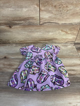 The Rolling Stones Peplum Top Purple sz 18m