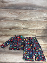 Marvel 2pc Coat Style Pajama Set Grey sz 3T