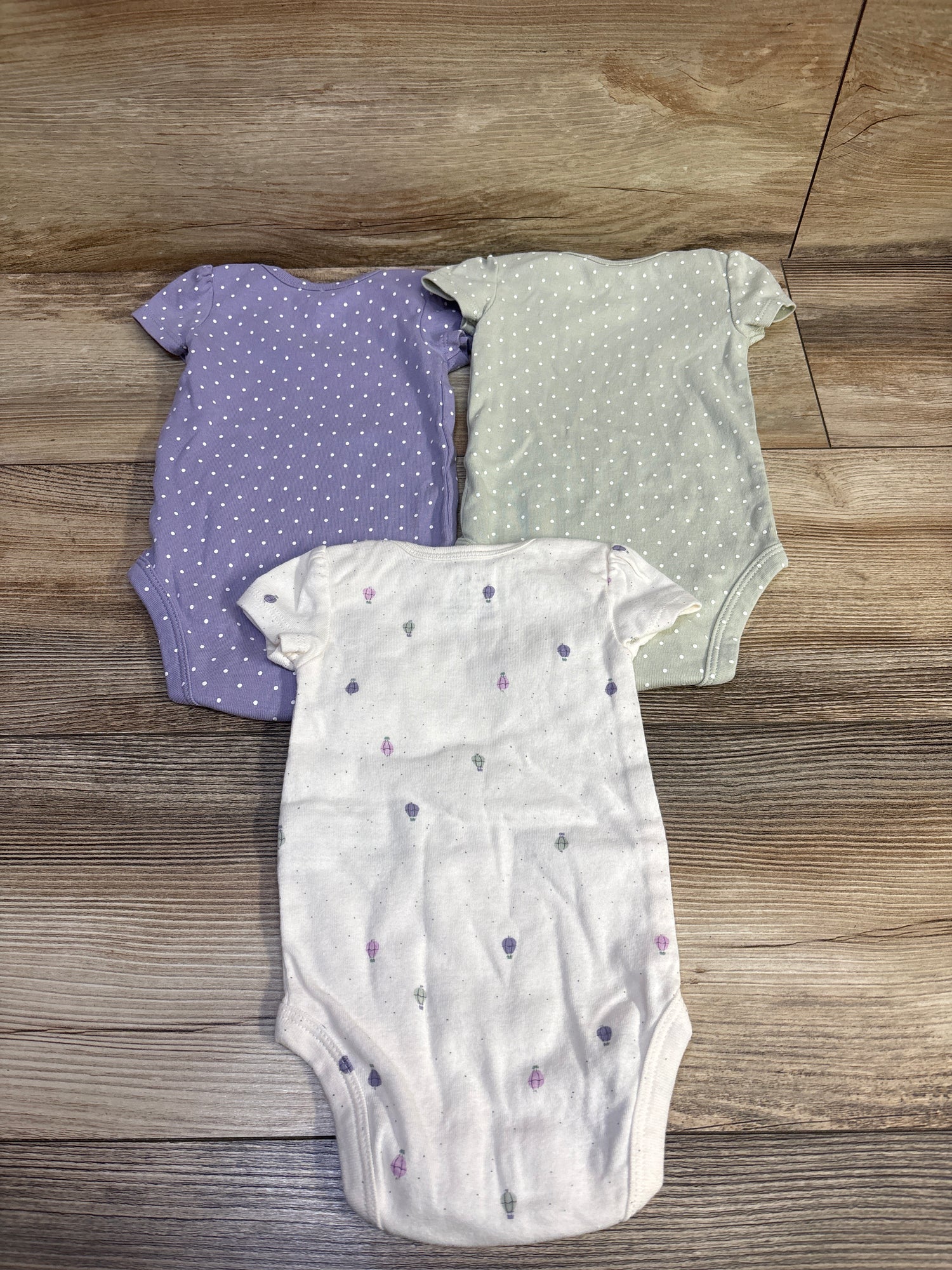 Carter's 3pk Bodysuits Green sz 3m