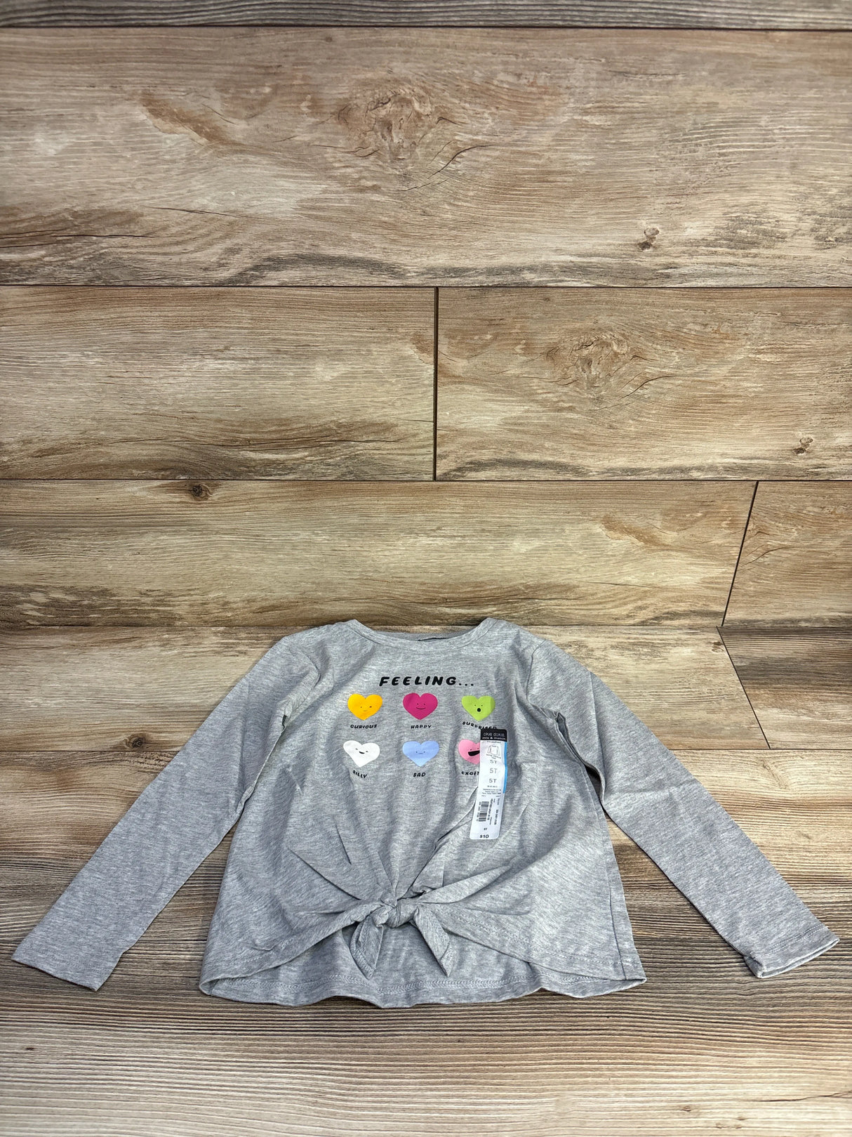 NEW Okie Dokie Feeling... Grey Shirt sz 5T