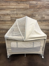 TinyGlow 3-in-1 Pack & Play/Baby Bassinet/Bedside Sleeper Beige