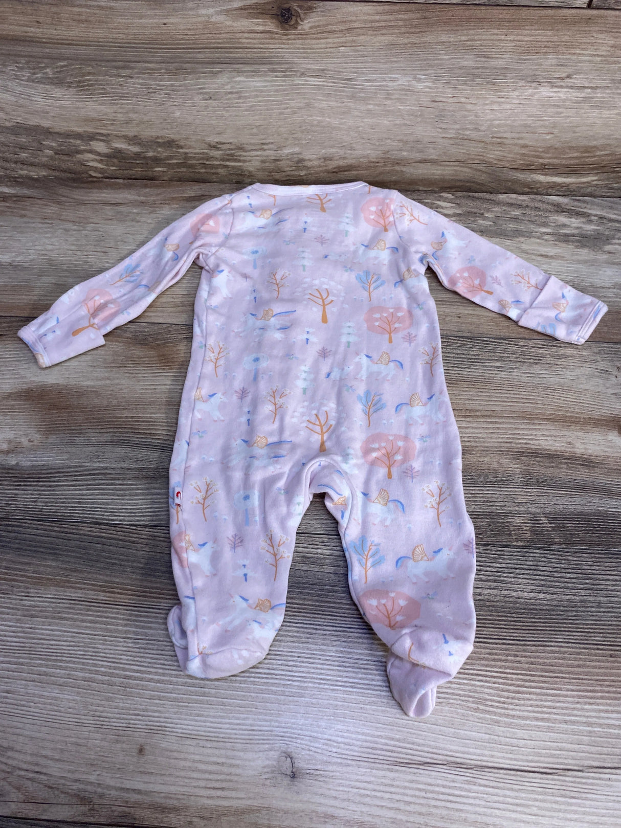 E=MC2 Unicorn Magnetic Footie Pink sz 0-3m - Me n Mommy To Be
