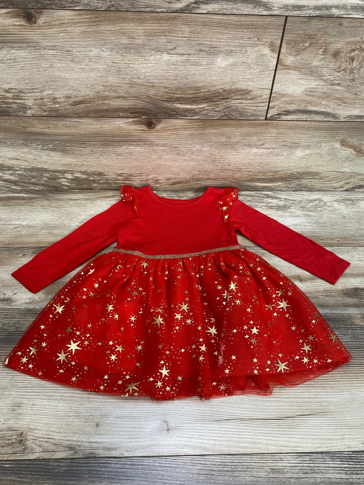 Cat & Jack Tulle Dress Red sz 2T