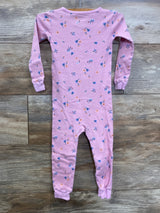 Carter's Floral Footless Sleeper Pink sz 2T