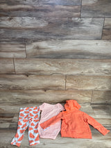 NEW Just One You 3pc Watermelon Full Zip Jacket Set Peach sz 18m