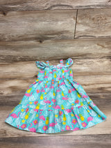 Gymboree Flamingo Print Dress Mint sz 4T