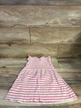 H&M Striped Ribbed Dress White sz 5/6T