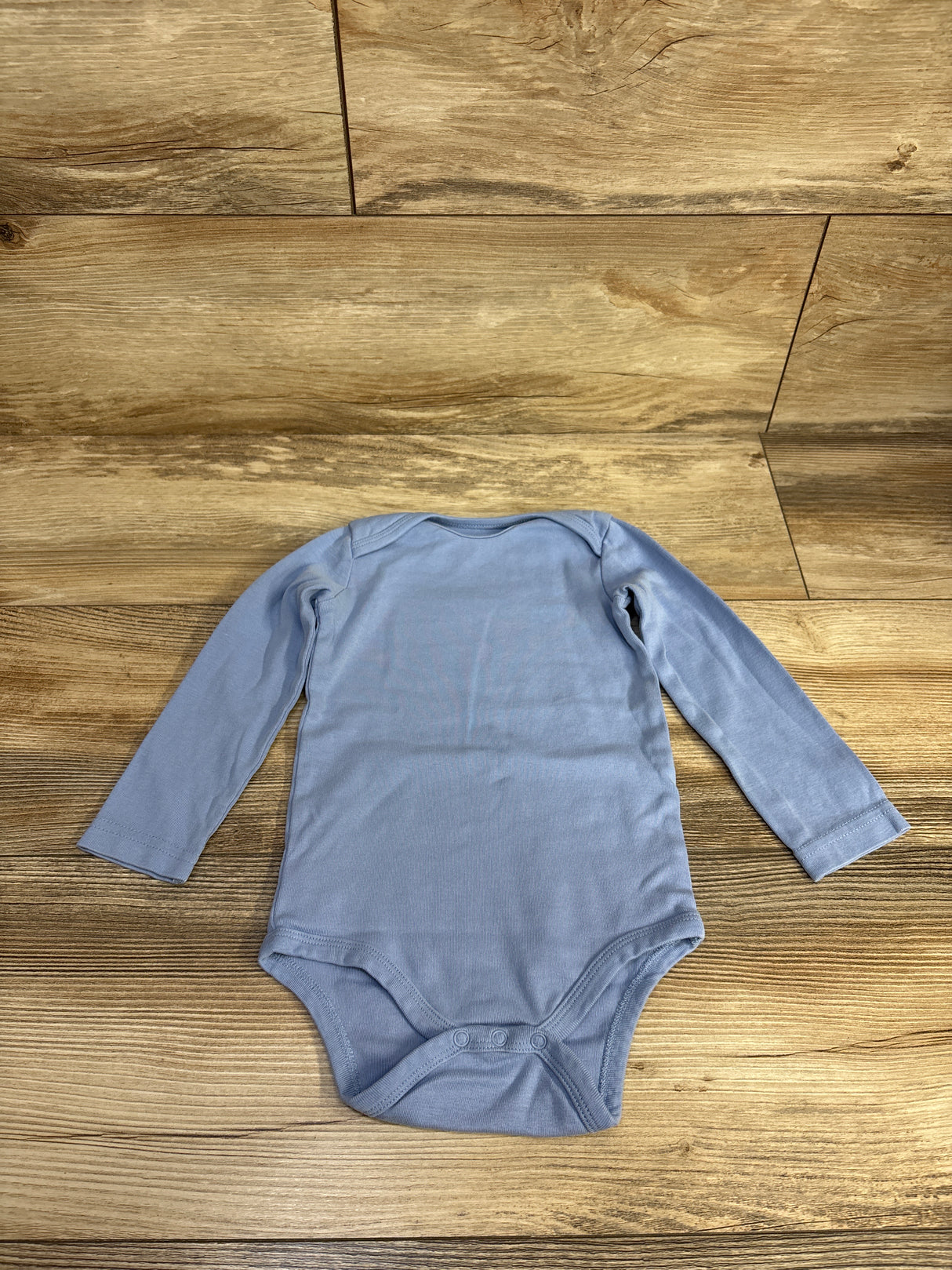 Primary Long Sleeve Bodysuit Blue 18-24m