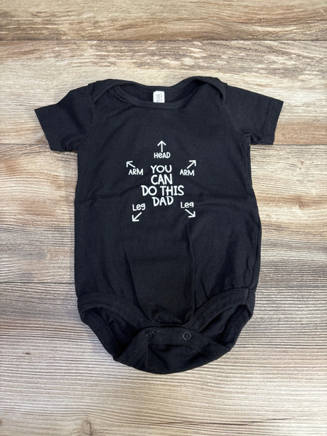 Circle Clothing You Can Do This Bodysuit Black sz 6m - Me n Mommy To Be