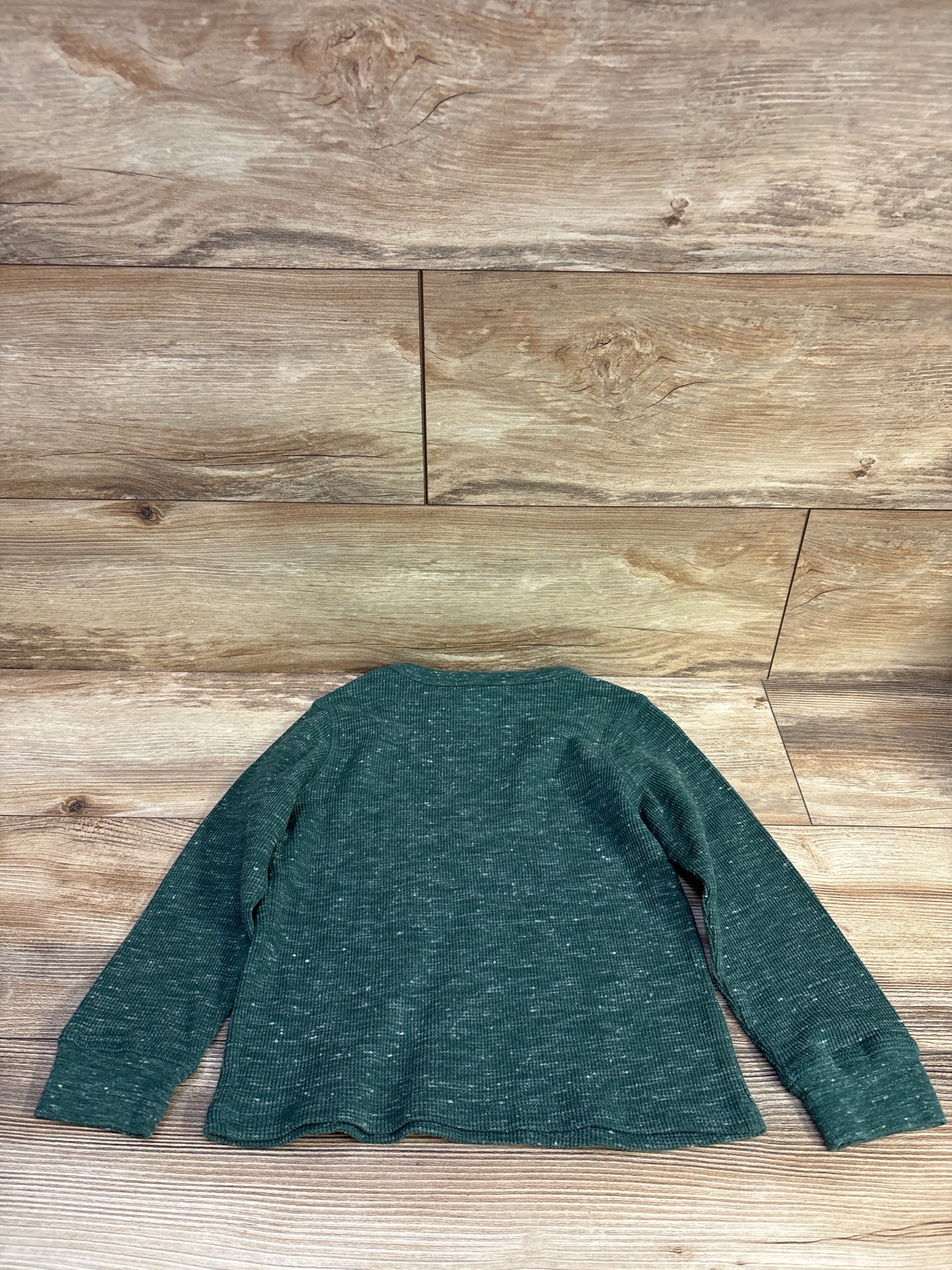 Cat & Jack Waffle Knit Shirt Green sz 4T