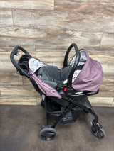 Graco Verb Click Connect Travel System with SnugRide Infant Car Seat  Pink