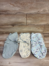 SwaddleMe by Ingenuity 3pk Swaddle Wraps Green sz 0-3m