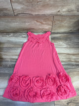 Janie & Jack Rosette Knit Dress Pink sz 4T