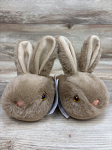 NEW Fadezar Plush Bunny Slippers Brown sz 8c