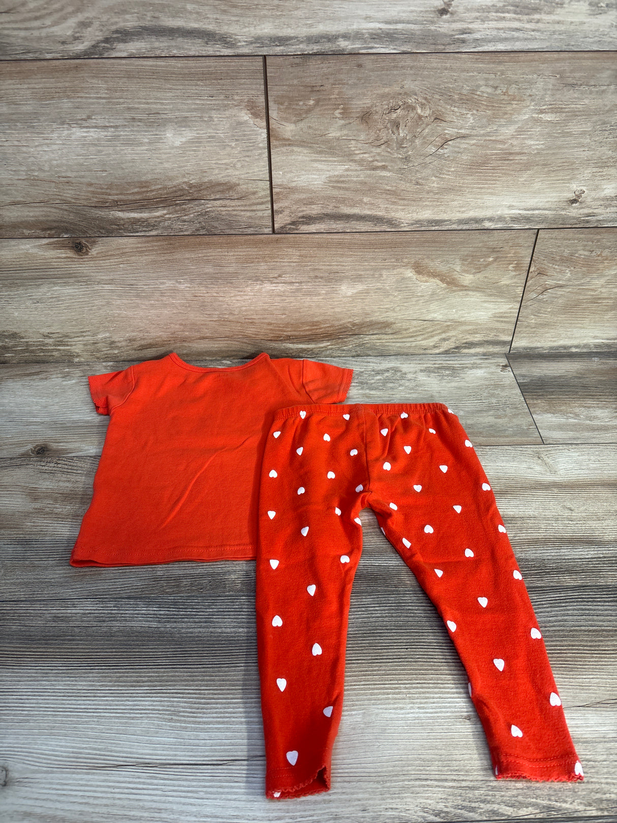 Carter's 2pc Sweet Dreams Pajama Set Red sz 24m