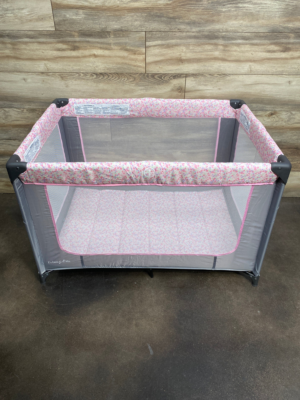 NEW Dream On Me Zodiak Portable Play Yard in Pink and Grey