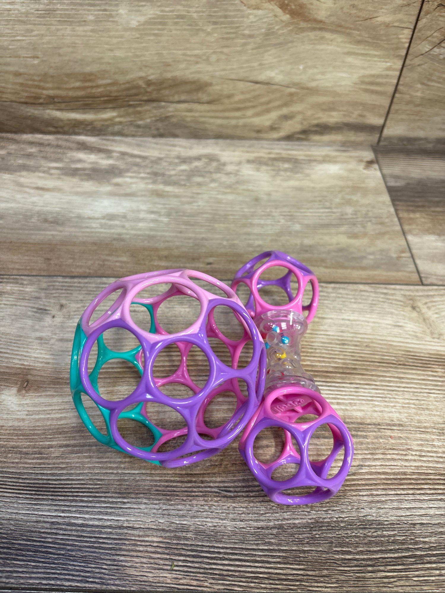 Bright Starts Delightful Duo 2pc Easy-Grasp Oball Rattles