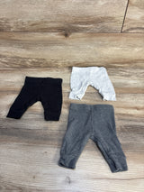The Peanutshell 3pk Pants Grey sz Newborn