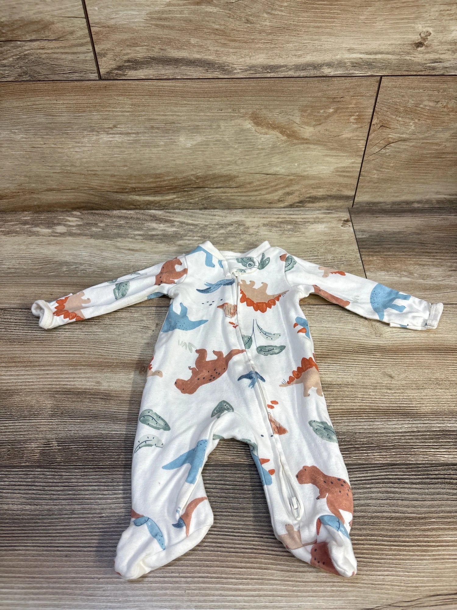 Carter's Dino Sleeper White sz Preemie