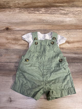Just One You 2pc Bodysuit & Shortall Set Beige sz Newborn