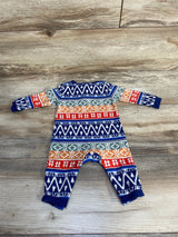 Old Navy Henley Patterned Coverall Multicolored sz 3-6m
