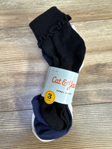 NEW Cat & Jack Bobby Socks 3pk sz M/9c-2.5Y