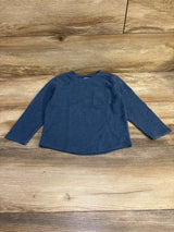 Cat & Jack Ribbed Pocket Shirt Blue sz 4T