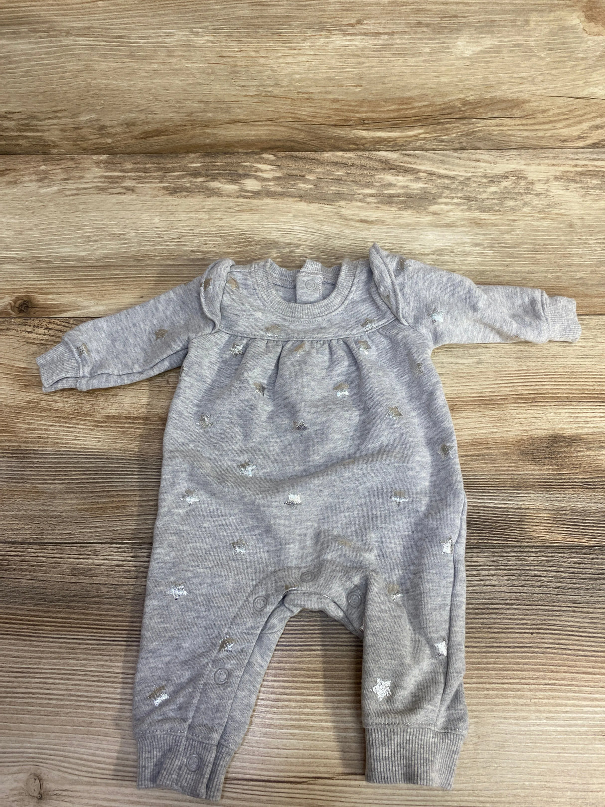 Carter's Star Print Coverall Grey sz Newborn