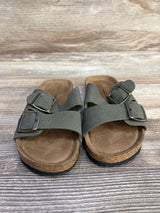 Lucky Brand Double Strap Sandals Green sz 10c