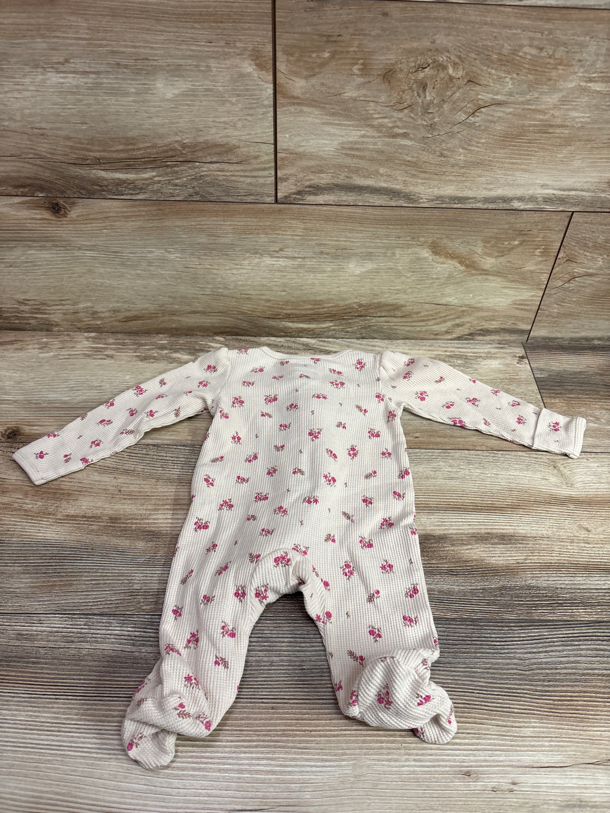 Carter's Waffle Knit Sleeper Beige sz 3m