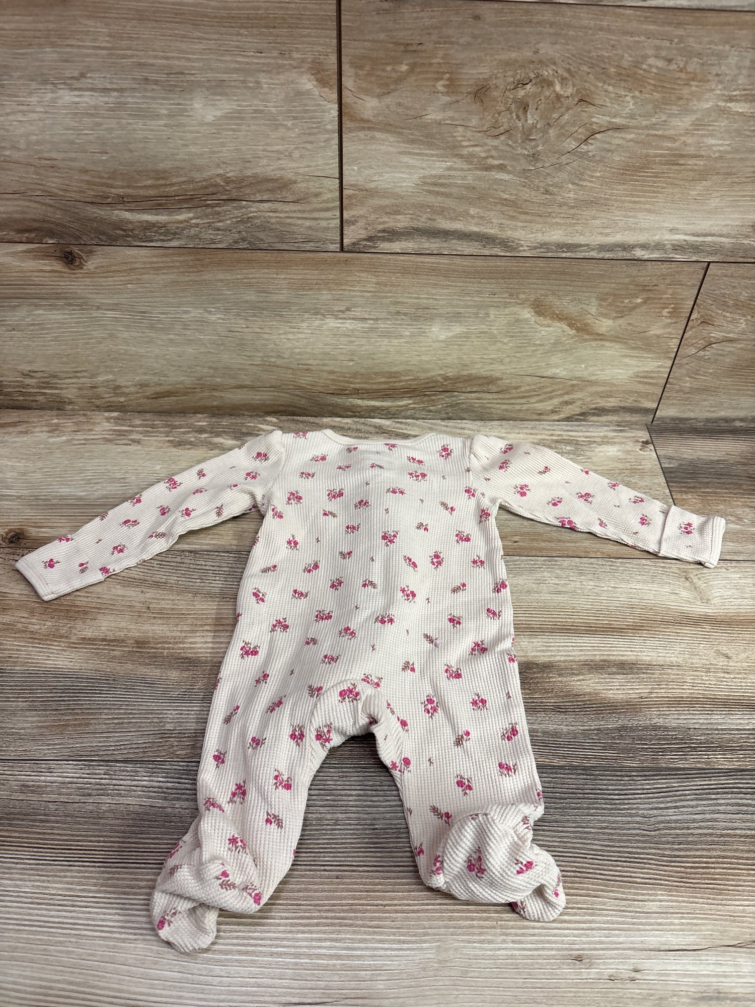 Carter's Waffle Knit Sleeper Beige sz 3m