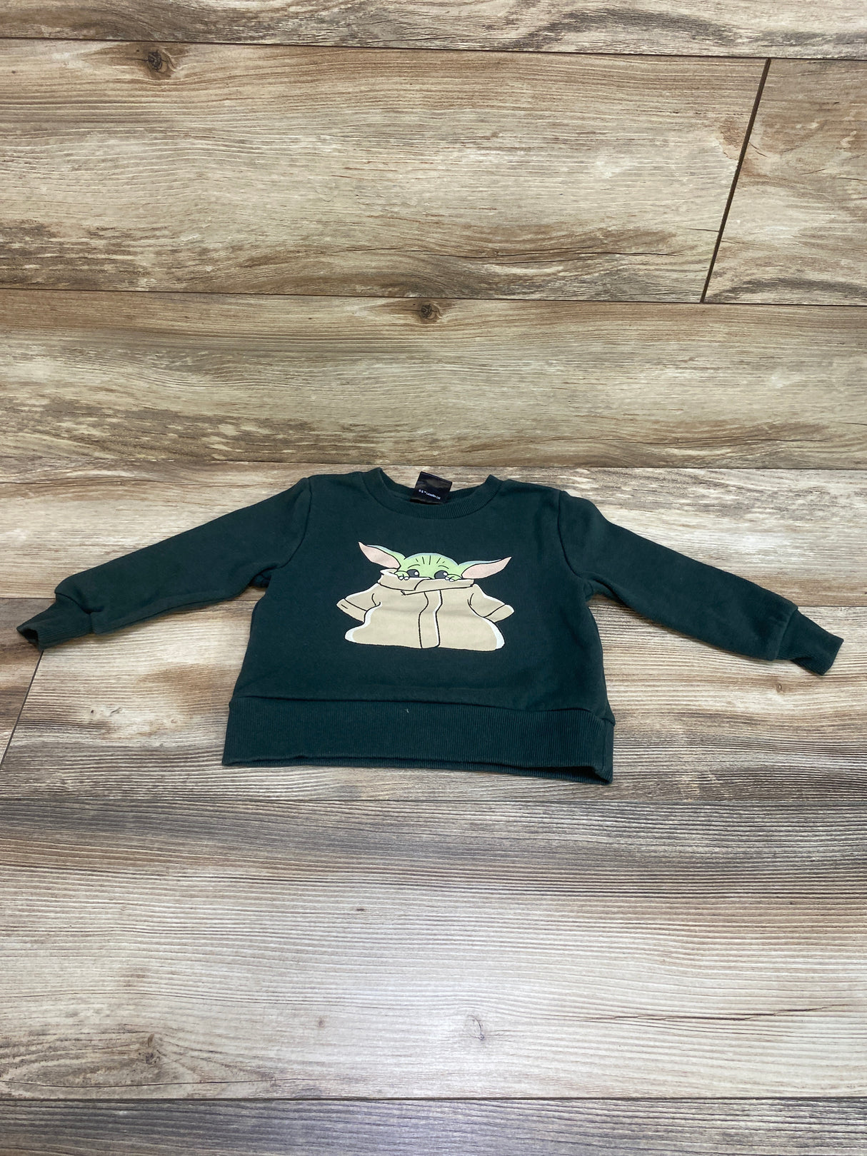 Star Wars Grogu Sweatshirt Green sz 18m