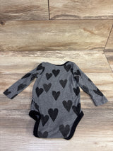 Play by Little Sleepies Long Sleeve Bamboo Bodysuit Grey sz 3-6m