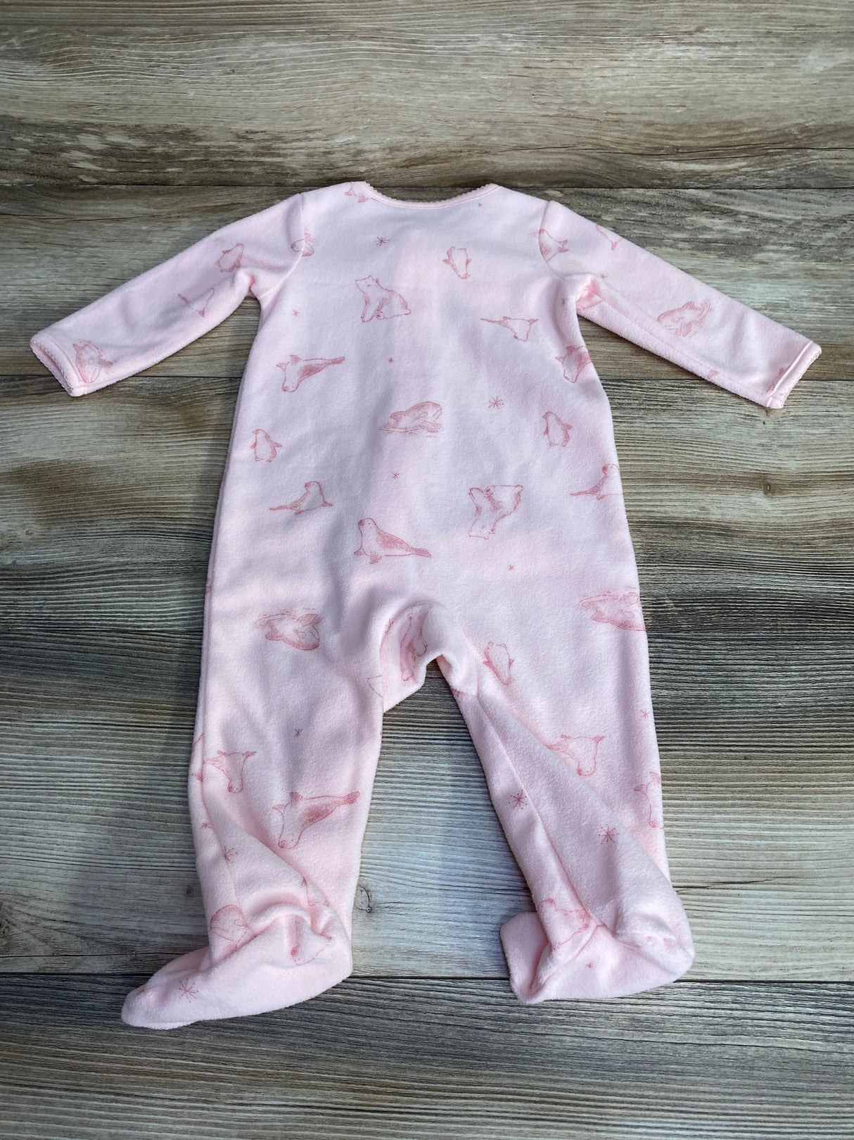 Just One You Animal Print Blanket Sleeper Pink sz 6m - Me n Mommy To Be