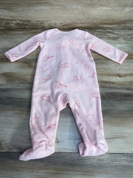 Just One You Animal Print Blanket Sleeper Pink sz 6m - Me n Mommy To Be