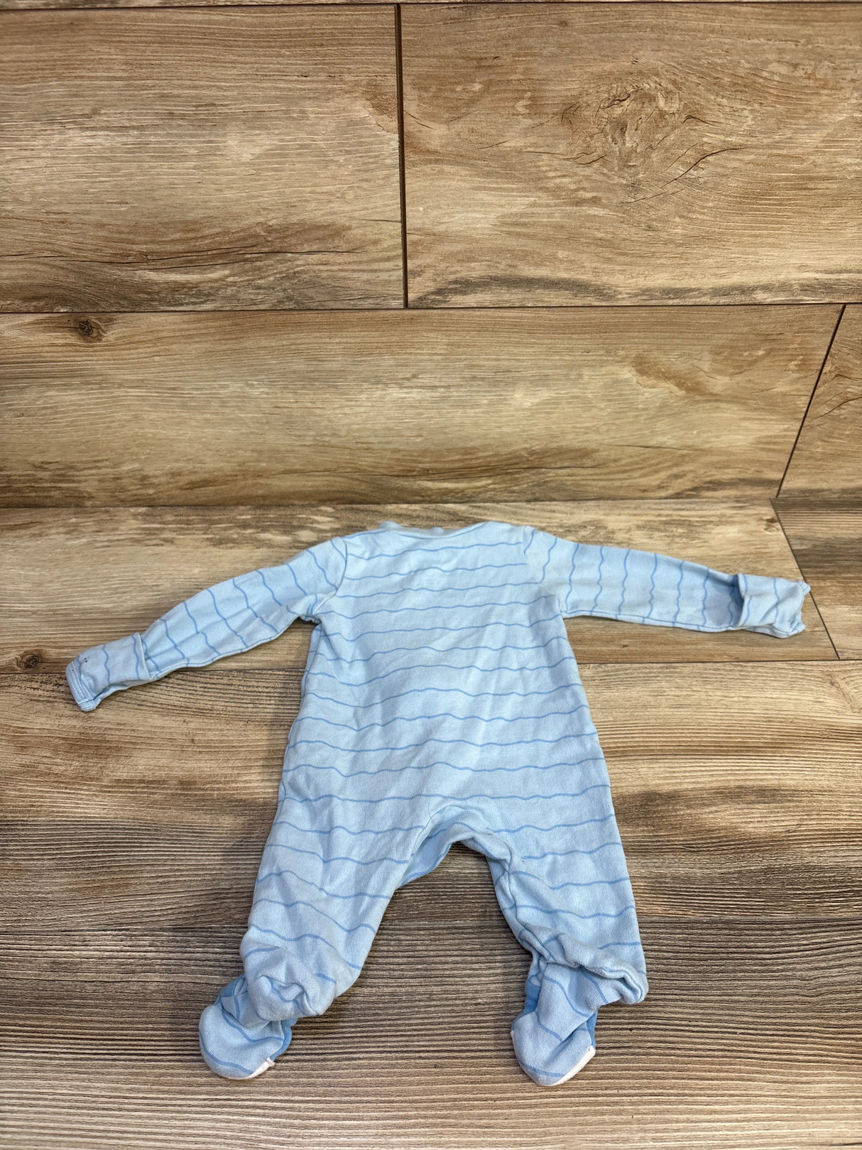 Just One You Striped Sleeper Blue sz Newborn