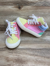 Cat & Jack Nabi High Top Canvas Sneakers Multi Color Sz 10c