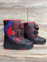 NEW Marvel Spider-Man Light-Up Winter Boots Black sz 1Y