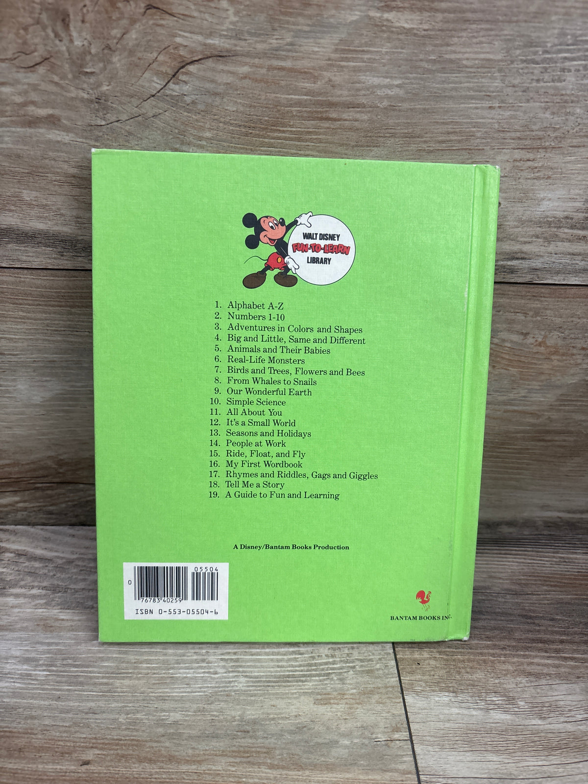 Walk Disney Volume 4 Big & Little Same & Different Hardcover Book