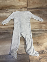 Disney Baby Ribbed Winnie The Pooh Sleeper Grey sz 0-3m