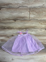 NEW Bailey's Blossoms Sleeveless Tulle Dress Lilac sz 9-12m