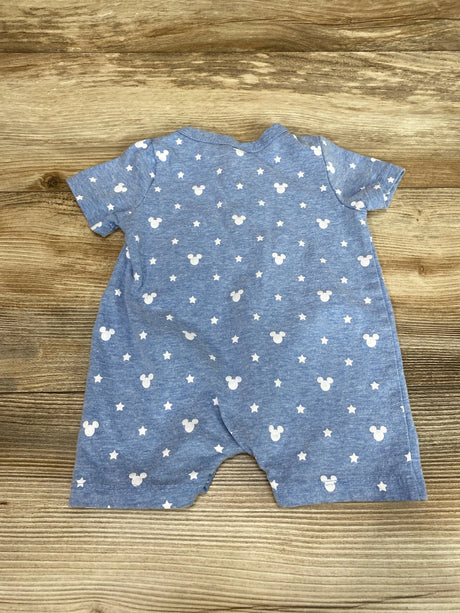 Disney Baby Mickey Henley Shortie Romper Blue sz 0-3m - Me 'n Mommy To Be