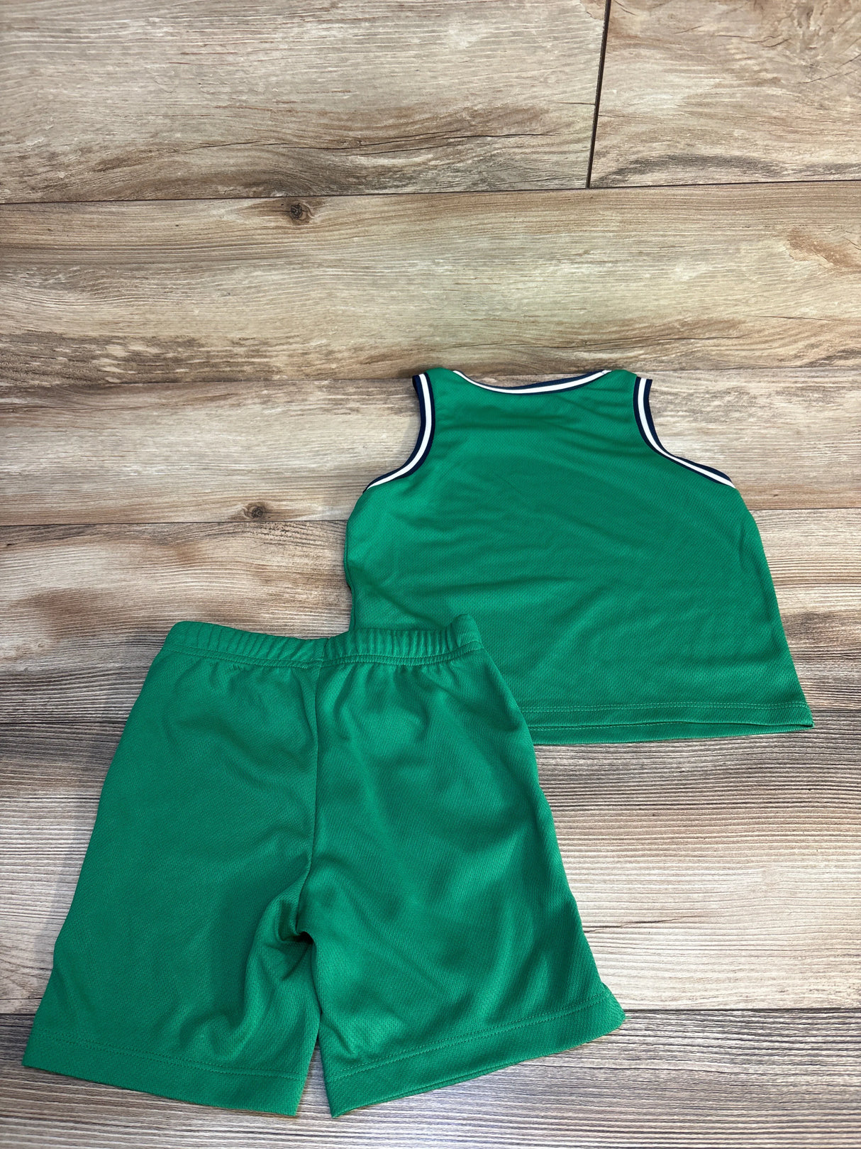 Old Navy 2pc Active Basket Ball Jersey Set Green sz 3T