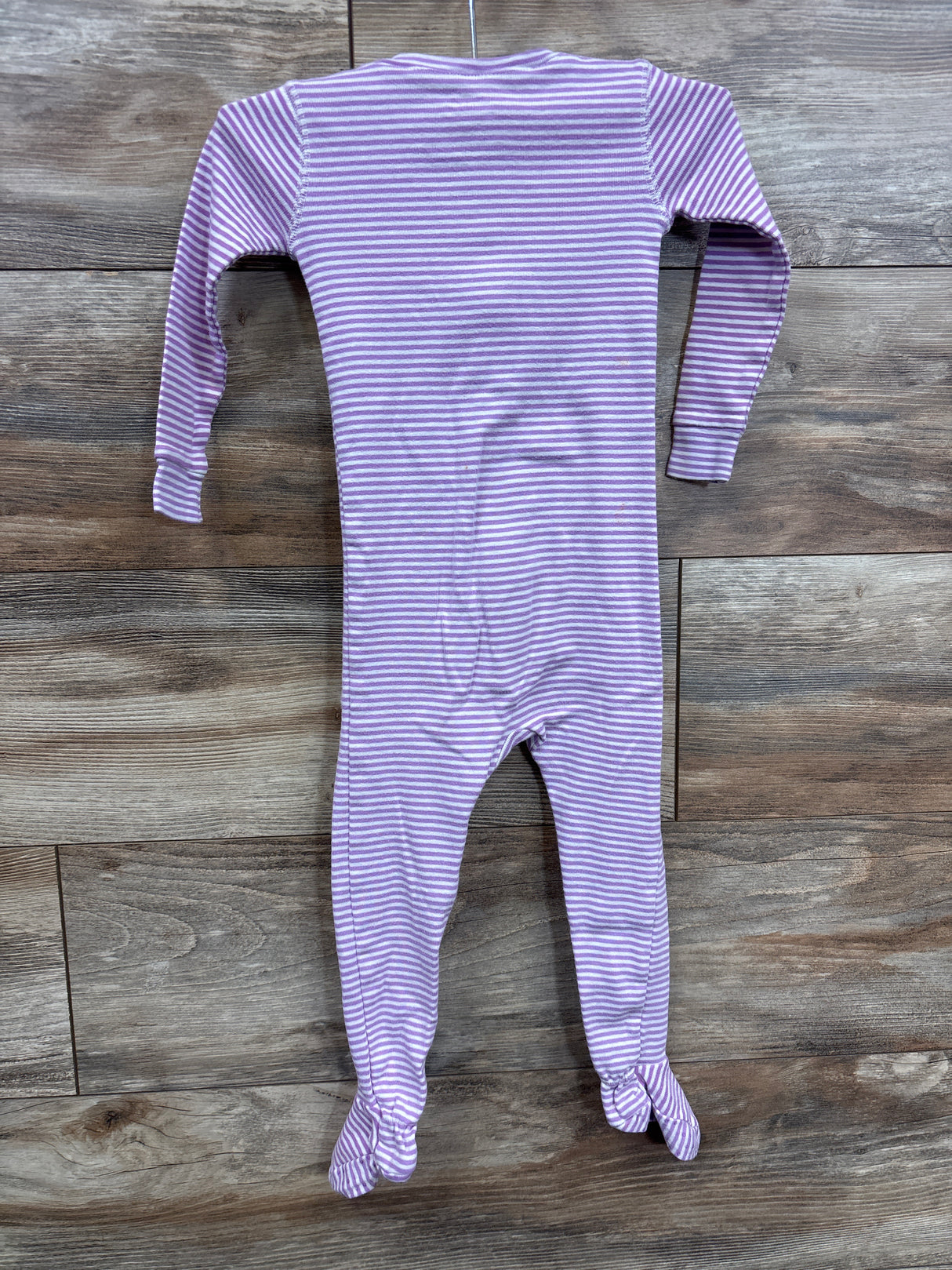 Primary Striped Sleeper Purple sz 18-24m
